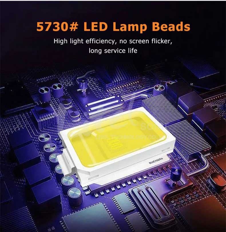Rechargeable COB SOLAR Flood Lights for Outdoor Camping Hiking Emergency Car Repairing Fishing