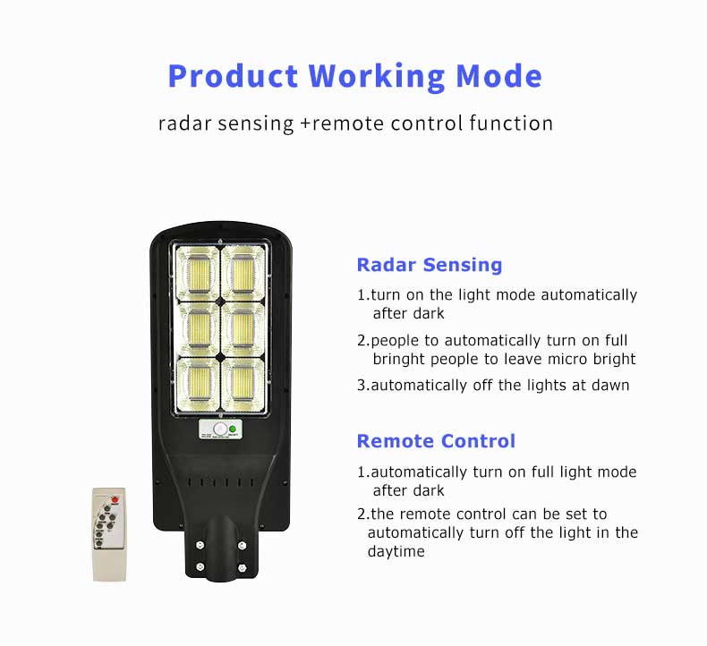 all in one solar street light